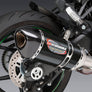 NINJA 1000SX 20-24 / NINJA 1100SX 2025 ALPHA Stainless Slip-On Exhaust, w/ Carbon Fiber Muffler