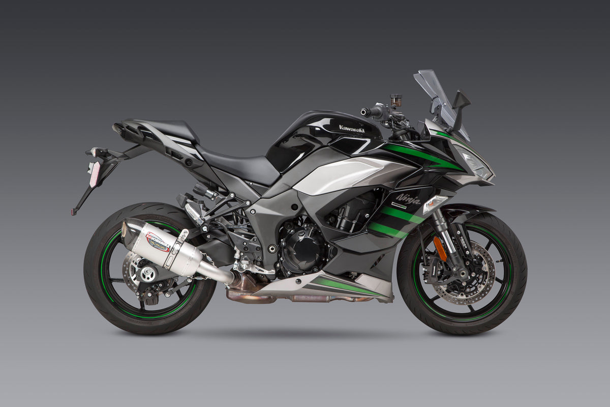 Yoshimura NINJA 1000SX 2020 24 ALPHA Slip On Exhaust Stainless Muffler Yoshimura R D of America Inc