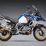 R1200GS/R1250GS 13-22 R-77 Stainless Slip-On Exhaust, w/ Stainless Muffler