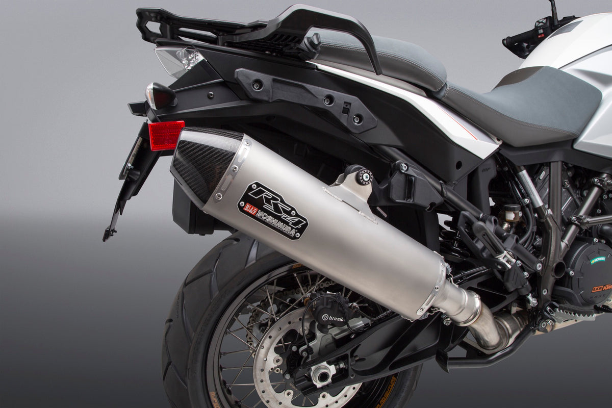 Yoshimura KTM 1090 1190 1290 Adventure RS 4 Slip On Exhaust Stainless Muffler Yoshimura R D of America Inc