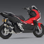 ADV150 2021 Race GP-MAGNUM Stainless Full Exhaust, w/ Carbon Fiber Muffler