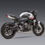 TRIDENT 21-23 / 22 TIGER SPORT 660 Race AT2 Stainless Full Exhaust, w/ Stainless Muffler