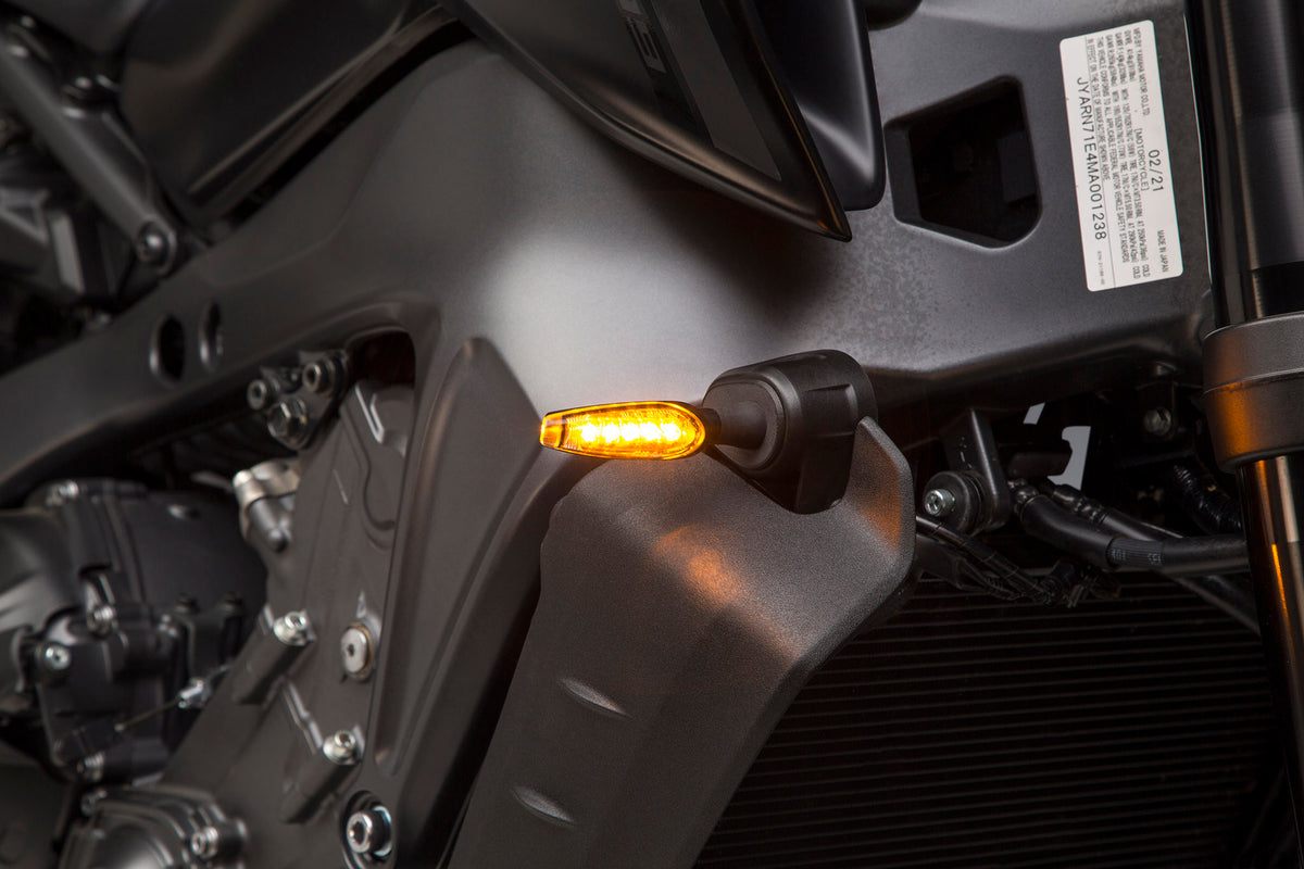 YOSHIMURA MT 09 21 23 Front Turn Signal Mount Plates Yoshimura R D of America Inc