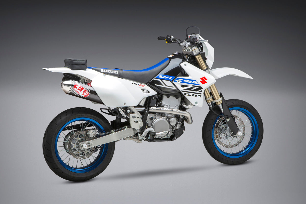 DR-Z400S/SM 00-24 RS-2 Stainless Full Exhaust, w/ Carbon Fiber Muffler