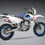 DR-Z400S/SM 00-24 RS-2 Stainless Full Exhaust, w/ Carbon Fiber Muffler