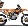 KTM 250 SX-F 13-15 RS-4 Titanium Full Exhaust, w/ Titanium Muffler
