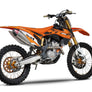 KTM 250 SX-F 13-15 RS-4 Titanium Full Exhaust, w/ Titanium Muffler