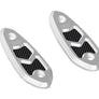 HONDA CBR600RR/250R Mirror Hole Caps Silver