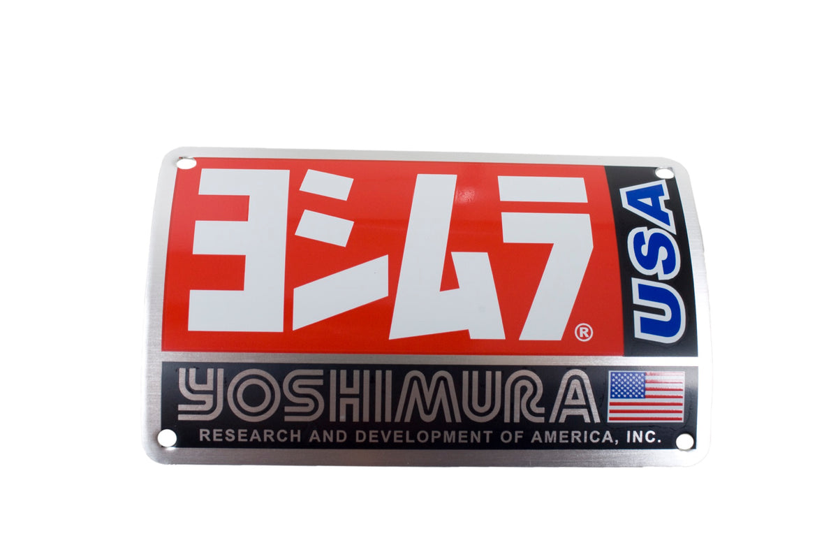 Yoshimura Replacement MUFFLER NAME BADGE FOR MINI BIKE MUFFLER