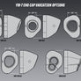 R-77 REPLACEMENT END CAP KIT SLASH-CUT LEFT SIDE