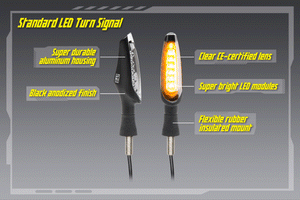 LED Rear Turn Signal Kit w/ G2 Relay