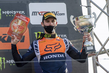 Red plate stays with Gajser after another podium performance
