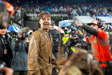 Honda Sweeps 250SX East-West Showdown Podium at Muddy East Rutherford Supercross