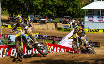 Team Twisted Tea Suzuki' Anstie 11th place at Spring Creek MX