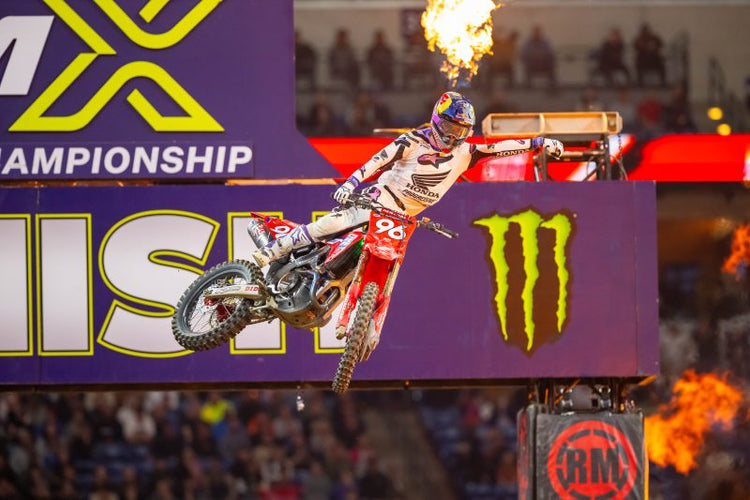 Hunter Lawrence takes career-first 450SX Triple Crown overall win in Indianapolis