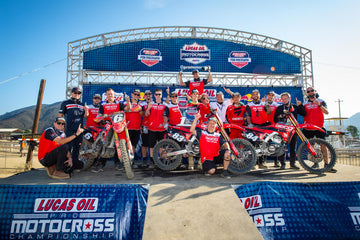 Lawrence Notches First Win with GEICO Honda Moto Podium Sweep