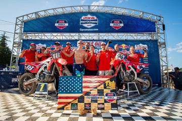 Team Honda HRC Dominates Unadilla MX, Winning Both Classes