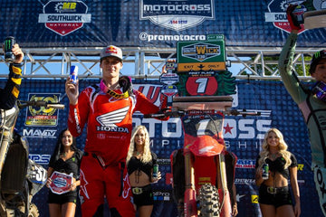 Jett Lawrence Returns to Winning Ways at Southwick MX