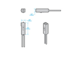 Fender Eliminator Standard Turn Signal Bracket Kit, Type F