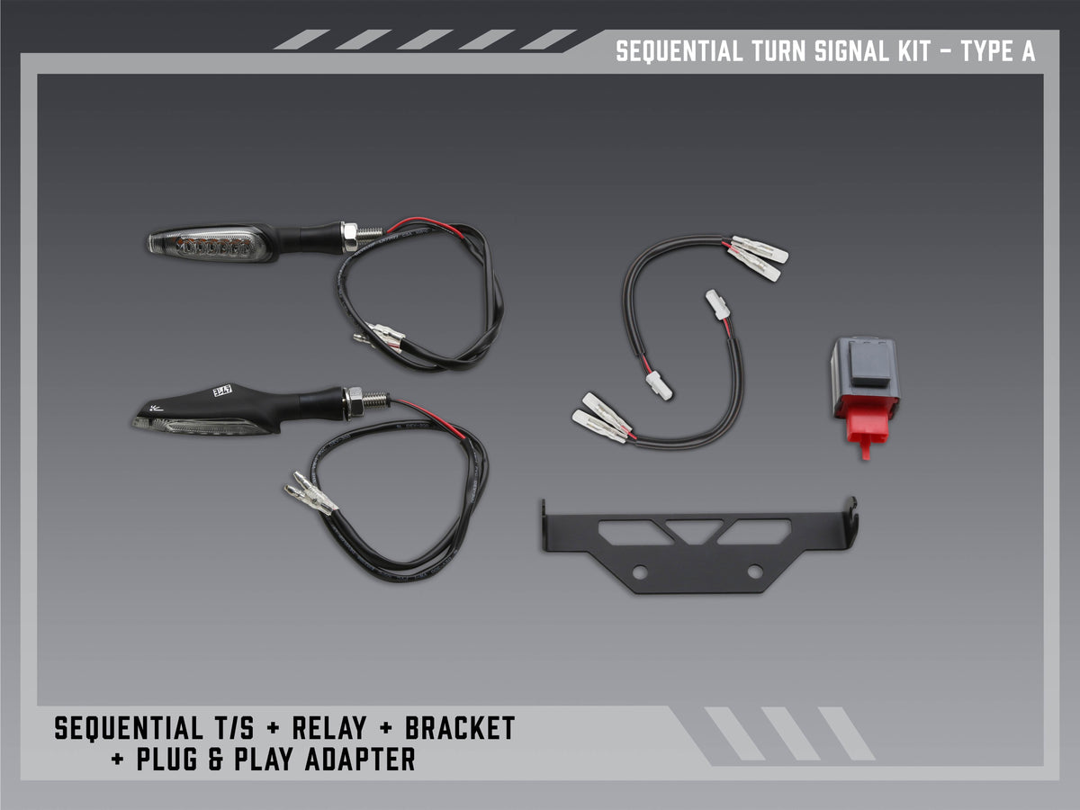 Type A Sequential Signal Kit for V2 Fender Eliminators – Yoshimura