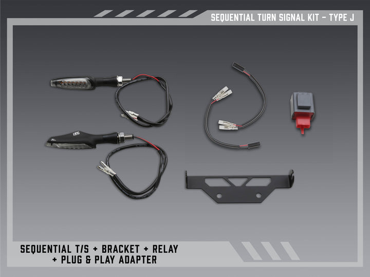 Type J Sequential Signal Kit for V2 Fender Eliminators