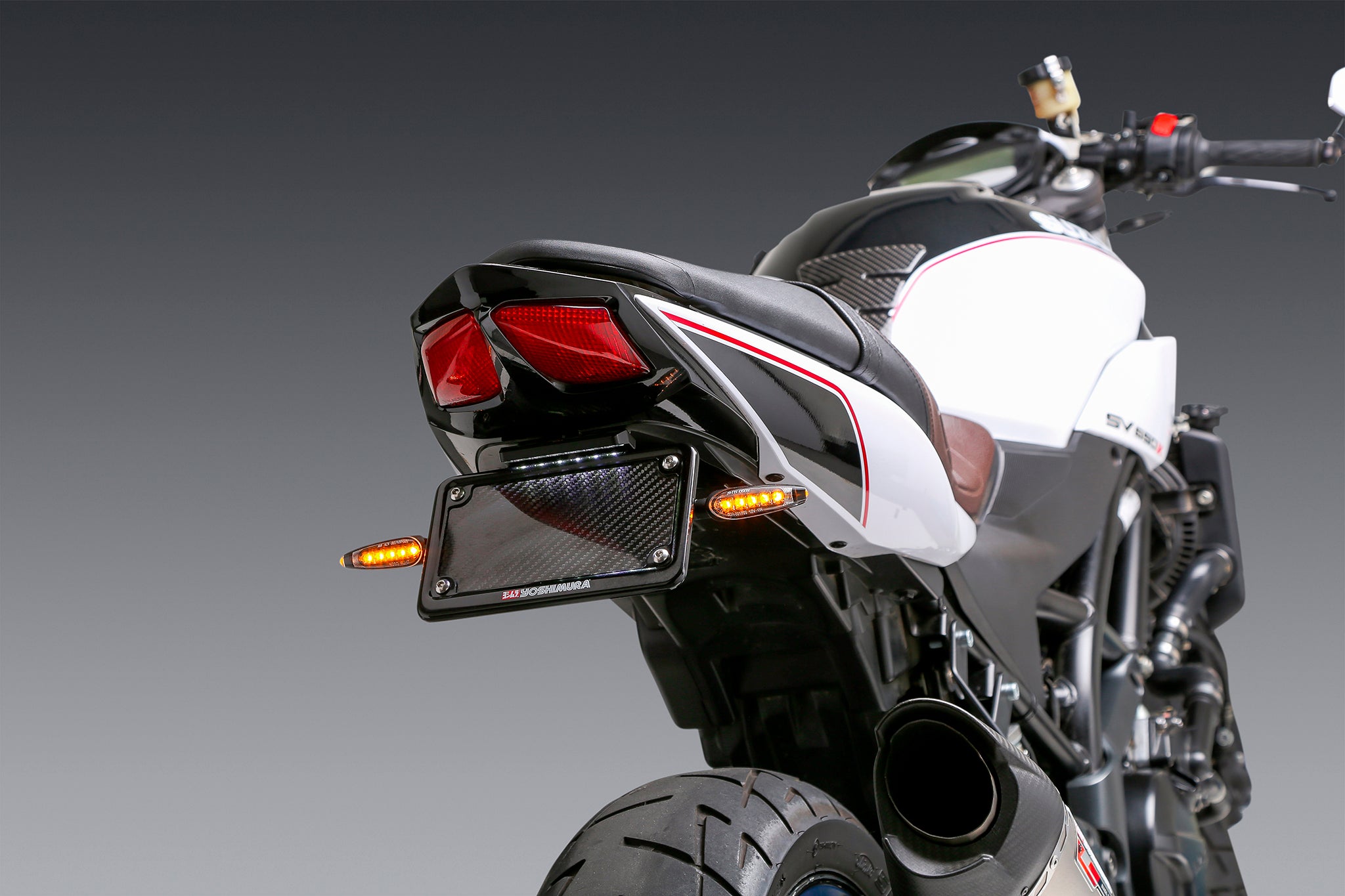 thumbnail image 2 of Xitomer Fender Eliminator License Plate Bracket – Suzuki SV650 2017-2024 SV650X 2018-2024 – Anodized 2 of 5