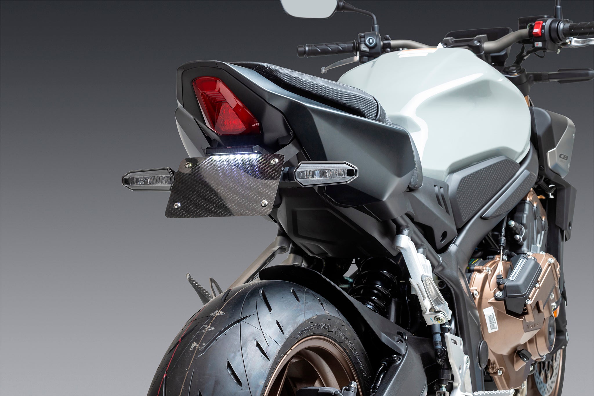 Cb650r Accessories Xitomer Fender Eliminator For CB650F/CBR650F 2014-2024 | Tail Tidy Kit With LED License Plate Light Cb500f Fender Eliminator