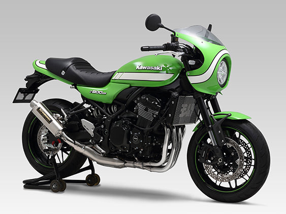 Z900RS/Cafe 2018-24 JMCA Brevis Stainless Slip-On w/ Stainless Sleeve