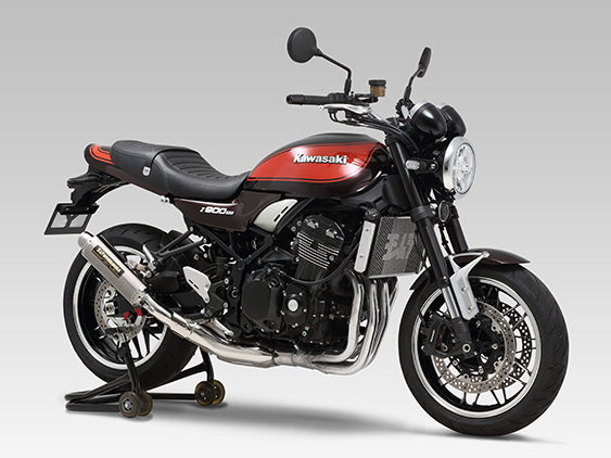 Z900RS/Cafe 2018-24 JMCA Brevis Stainless Slip-On w/ Stainless Sleeve