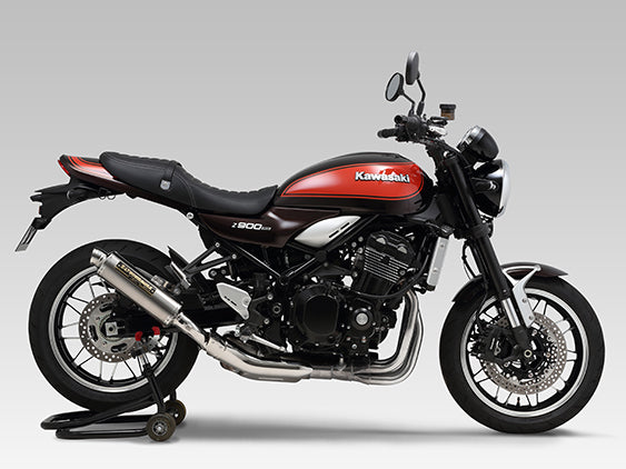 Z900RS/Cafe 2018-24 JMCA Brevis Stainless Slip-On w/ Stainless Sleeve