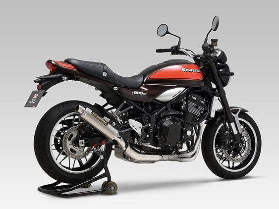 Z900RS/Cafe 2018-24 JMCA Brevis Stainless Slip-On w/ Stainless Sleeve