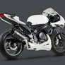GSX-R600/750 11-26 R77 Full Exhaust / Carbon Muffler
