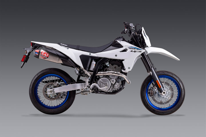 DR-Z4 S/SM 2025 Race RS-12 Stainless Full Exhaust, w/ Stainless Muffler