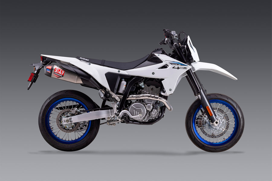 DR-Z4 S/SM 2025 Race RS-12 Stainless Full Exhaust, w/ Stainless Muffler