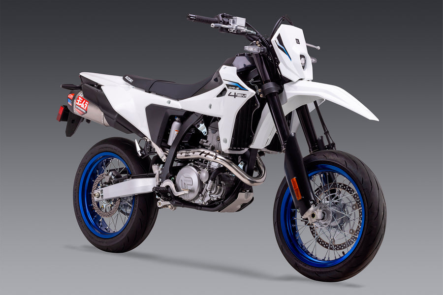 DR-Z4 S/SM 2025 Race RS-12 Stainless Full Exhaust, w/ Stainless Muffler