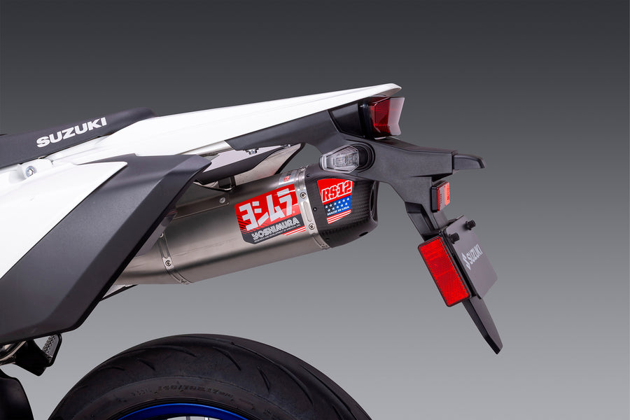 DR-Z4 S/SM 2025 Race RS-12 Stainless Full Exhaust, w/ Stainless Muffler