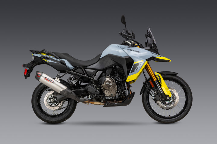 V-STROM 800 2023 RS-12 ADV Stainless Slip-On Exhaust, w/ Stainless Muffler
