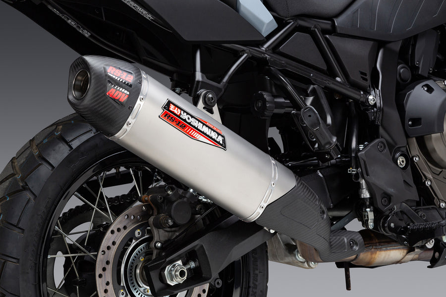 V-STROM 800 23-24 RS-12 ADV Stainless Slip-On Exhaust, w/ Stainless Muffler