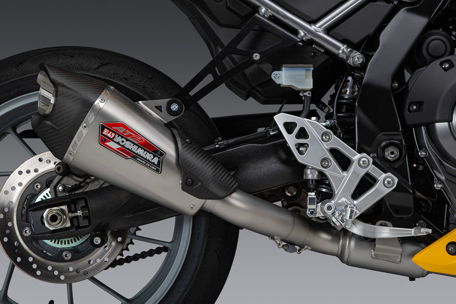 GSX-8S/R 23-24 AT2 Stainless Full Exhaust, w/ Stainless Muffler