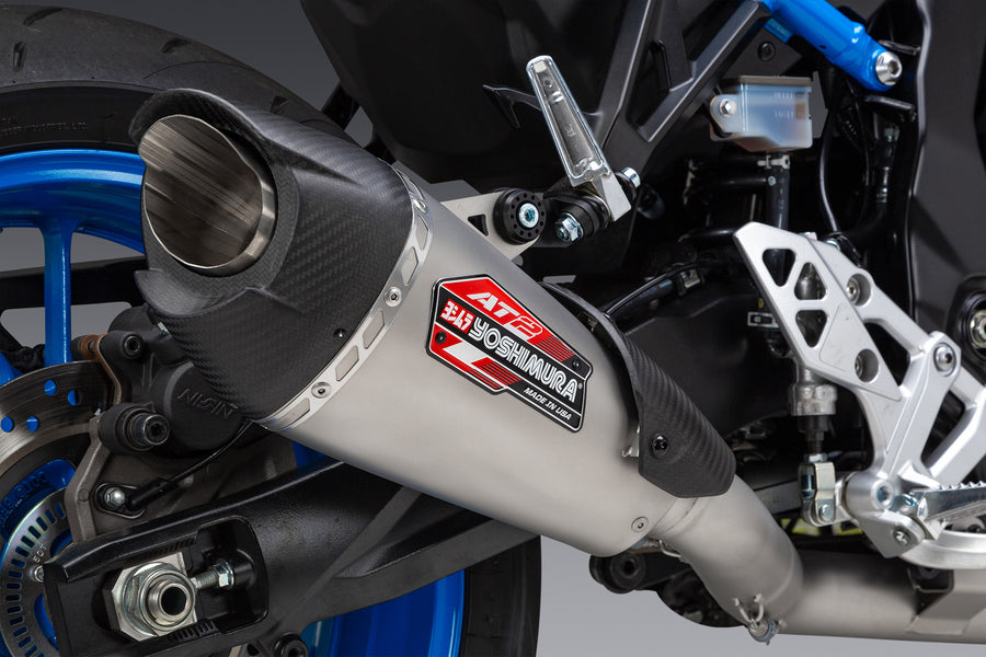 GSX-8S/R 23-24 Race AT2 Stainless Full Exhaust, w/ Stainless Muffler