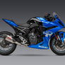 GSX-8S/R/T/TT 23-25 Race AT2 Stainless Full Exhaust, w/ Stainless Muffler