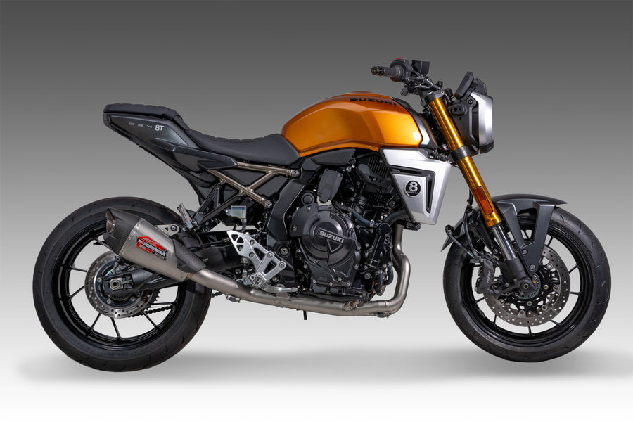 GSX-8S/R 23-24 Race AT2 Stainless Full Exhaust, w/ Stainless Muffler
