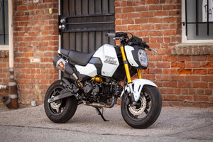 GROM 2022-25 RS-9T Stainless High Mount Full Exhaust, w/ Stainless Muffler