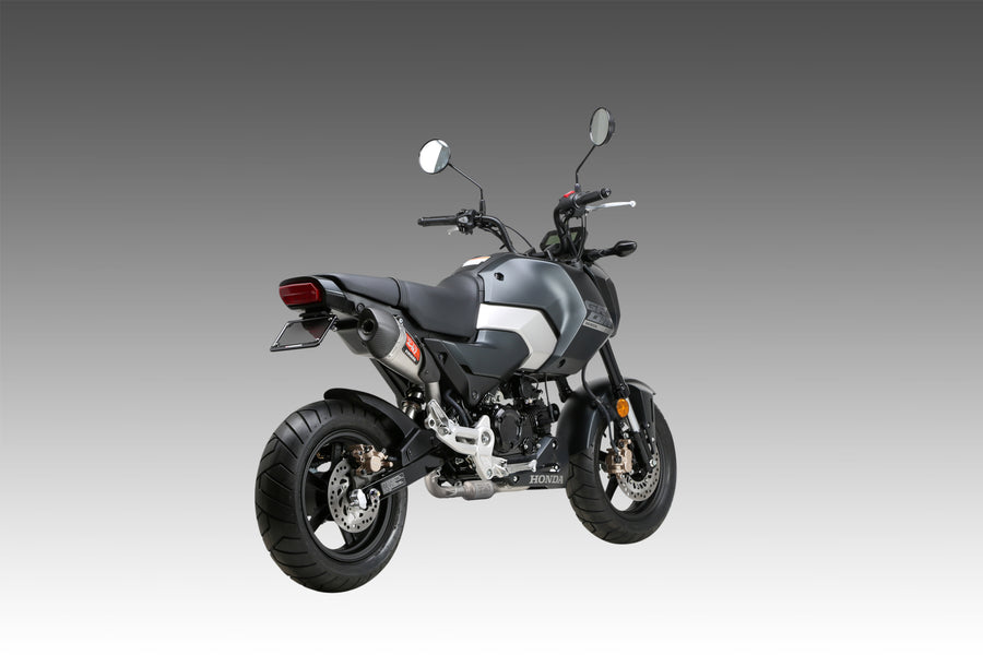 GROM 2022-25 RS-9T Stainless High Mount Full Exhaust, w/ Stainless Muffler