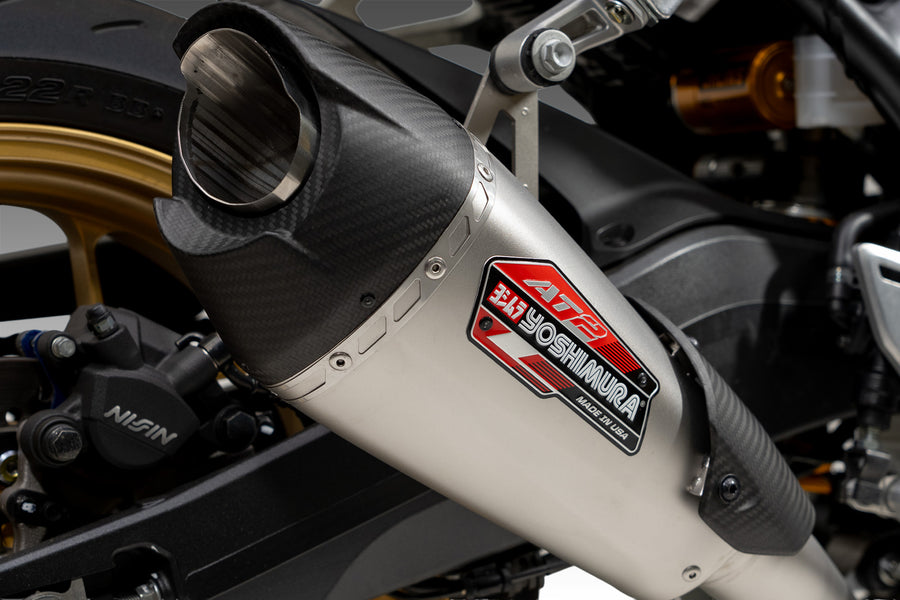 CB1000 2025 AT2 Stainless Slip-On Exhaust, w/ Stainless Muffler