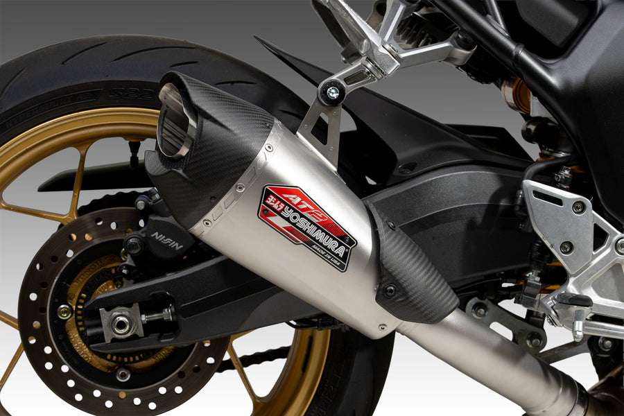CB1000 2025 AT2 Stainless Slip-On Exhaust, w/ Stainless Muffler