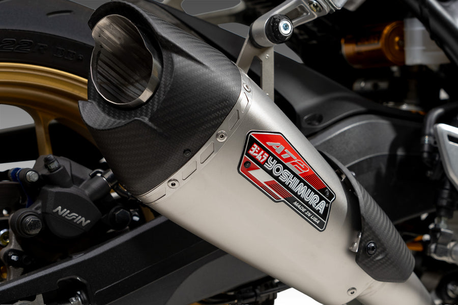 CB1000 2025 AT2 Stainless Slip-On Exhaust, w/ Stainless Muffler