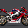 CBR1000RR/SP/SP2 17-26 AT2 Stainless Slip-On Exhaust, w/ Stainless Muffler