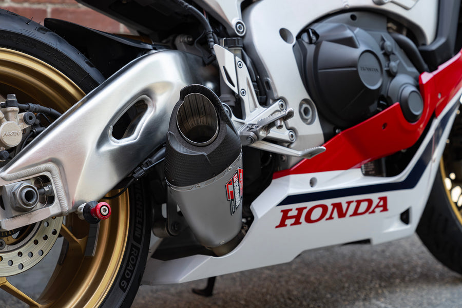 CBR1000RR/SP/SP2 17-25 AT2 Stainless Slip-On Exhaust, w/ Stainless Muffler