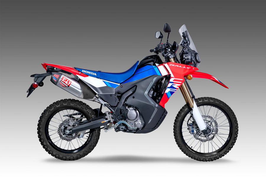 CRF300L/Rally 21-25 Race RS-12 Stainless Full Exhaust, w/ Stainless Muffler